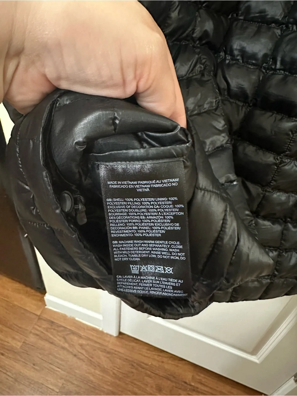 The North Face Black Quilted Puffer Jacket